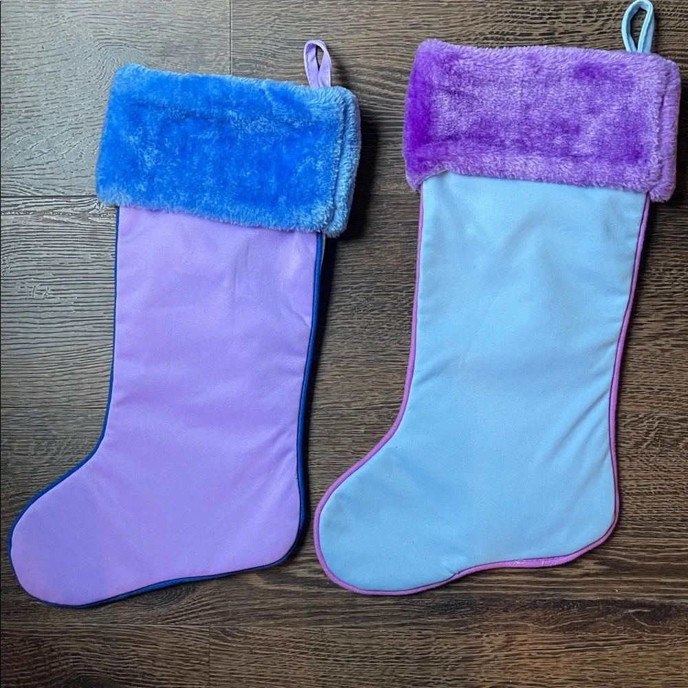 Frozen Christmas Stockings - two Christmas stockings